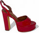 Josy-6 by Liliana – Glam Metallic Platform Sandal with Chunky Heel