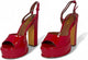 Josy-6 by Liliana – Glam Metallic Platform Sandal with Chunky Heel