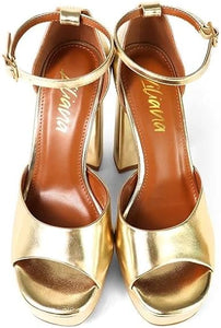 Bliss-1 by Liliana – Shoefad Stylish Comfortable Women’s Sandals Gold