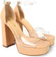 Bliss-1 by Liliana – Shoefad Stylish Comfortable Women’s Sandals Nude