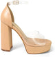 Bliss-1 by Liliana – Shoefad Stylish Comfortable Women’s Sandals Nude
