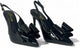 Lana-1 by Liliana – pointed-toe slingback stiletto heel with decorative bow detail