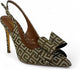 Lana-1 by Liliana – pointed-toe slingback stiletto heel with decorative bow detail