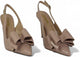 Lana-1 by Liliana – pointed-toe slingback stiletto heel with decorative bow detail
