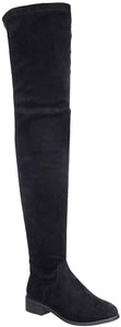 Olympia-20 - Nature Breeze Thigh High Riding Low Heeled Fashion Boots - ShoeFad