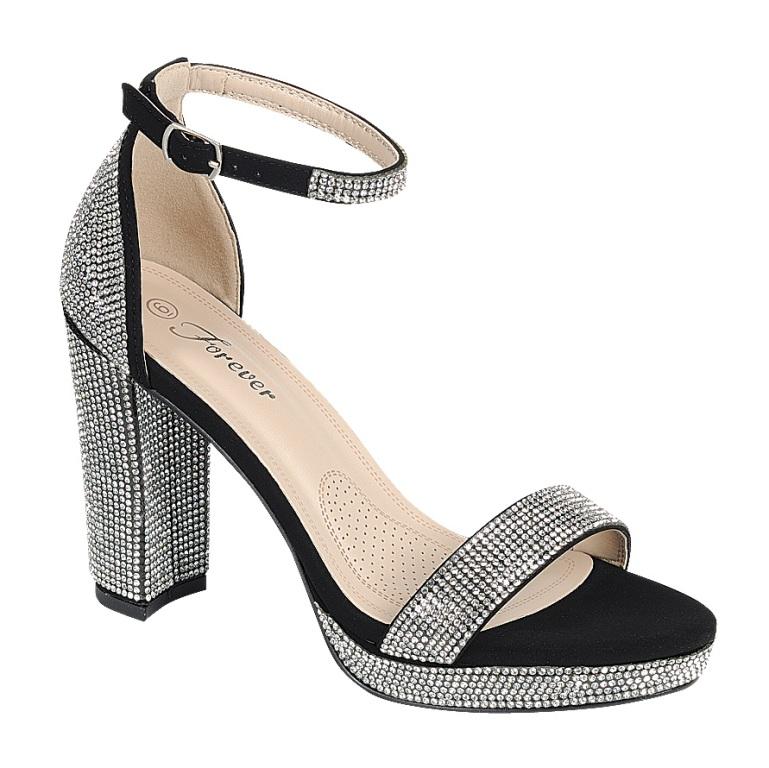 Simply Be wide foot Zenda studded sole flip flop in metallic silver