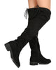 Olympia-14 - Nature Breeze Over The Knee Thigh High Drawstring Riding Boot - ShoeFad
