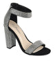 Quality-83 - Forever Link Rhinestone Heel Sandal For Women - ShoeFad