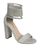 Quality-84 - Forever Link Rhinestone Straps Chunky Heel Sandals - ShoeFad