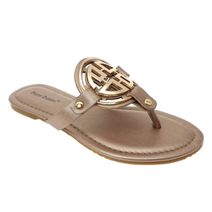 Limit-24 (21024) - Pierre Dumas Flat Thong Fashion Sandals - ShoeFad