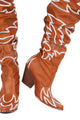 Kelsey-21 - Cape Robbin Cowboy Fashion Western Pointy Over The Knee Thigh High Boots